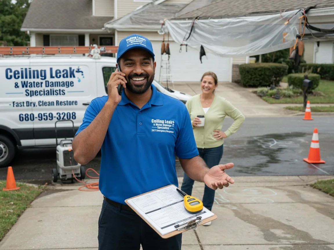 Ceiling Leak Cleanup Thornton, TX FAQs